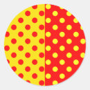 Search for polka dots design stickers Pattern