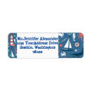 Search for blue octopus return address labels Beach