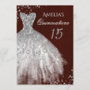 Search for burgundy and silver quinceanera invitations 15th birthday