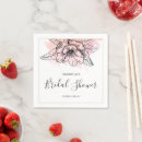 Search for magnolia napkins Bridal shower