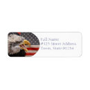 Search for patriotic eagle return address labels United states