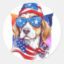 Search for american flag dog stickers Golden retriever
