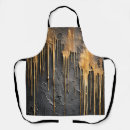 Search for black metal aprons Gold