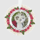 Search for white cat christmas tree decorations Holly