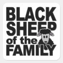 Search for black sheep stickers Different