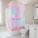 Search for unicorn shower curtains Rose gold