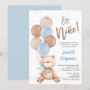 Search for spanish baby boy shower invitations Mother to be