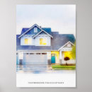Search for our house posters Watercolor