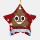 Search for smiling emoji christmas tree decorations Poop