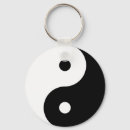 Search for black and white yin yang key rings Ying