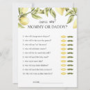 Search for guess who invitations Mummy or daddy