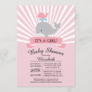 Search for whale baby girl shower invitations Cute