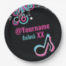 Search for music paper plates Teen