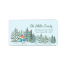 Search for snowman return address labels Woodland