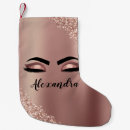 Search for gold glitter monogram christmas stockings Girly