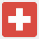 Search for swiss flag stickers Country