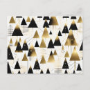 Search for art deco christmas postcards Black and gold