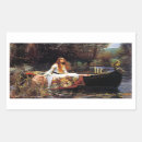 Search for the lady stickers Lady of shalott