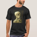 Search for van gogh skull tshirts Skeleton