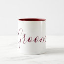 Search for groom mugs Typography