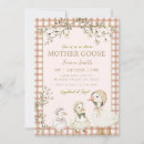 Search for mother goose invitations Gingham