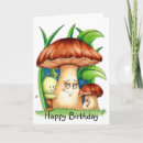 Search for forest friends birthday cards Mushroom