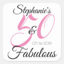 Search for elegant 50th stickers Classy