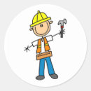 Search for construction worker stickers Stick people