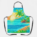 Search for white sands aprons Ocean waves