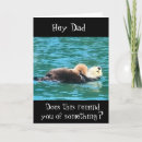 Search for funny otter birthday cards For him