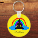 Search for meditating key rings Rainbow