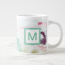 Search for modern marble mugs Initials
