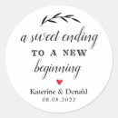 Search for new beginnings stickers Quote