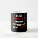 Search for murderer mugs Horror