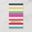 Search for rainbow colours business cards Stripes