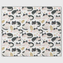 Search for cute cats wrapping paper Stripes