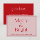 Search for business christmas thank you cards Minimalist
