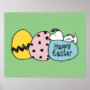 Search for brown eggs posters Happy easter