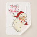 Search for vintage santa blankets Jolly