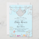 Search for bundles baby shower invitations Blue