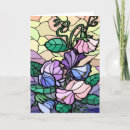Search for stained glass cards Flower