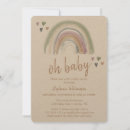 Search for kraft paper baby shower invitations Boho