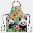 Search for panda aprons Watercolor