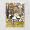 Search for foxhounds postcards Animals