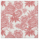 Search for toile fabric Red and white