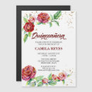 Search for magnetic quinceanera invitations Flowers