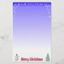 Search for winter stationery paper Snowman