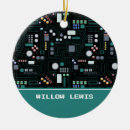 Search for technology christmas tree decorations Circuit board