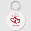 Search for wedding reception key rings Hearts