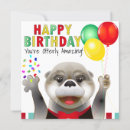 Search for funny otter birthday cards Wildlife